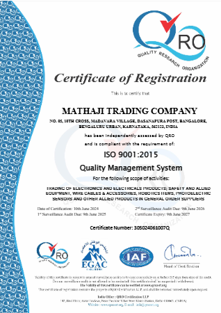 ISO 9001:2015 Certificate